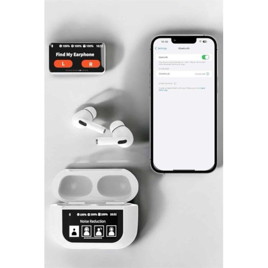 Yüksek Bass ve Güçlü Ses Özellikli Akıllı Bluetooth Kulaklık Dokunmati