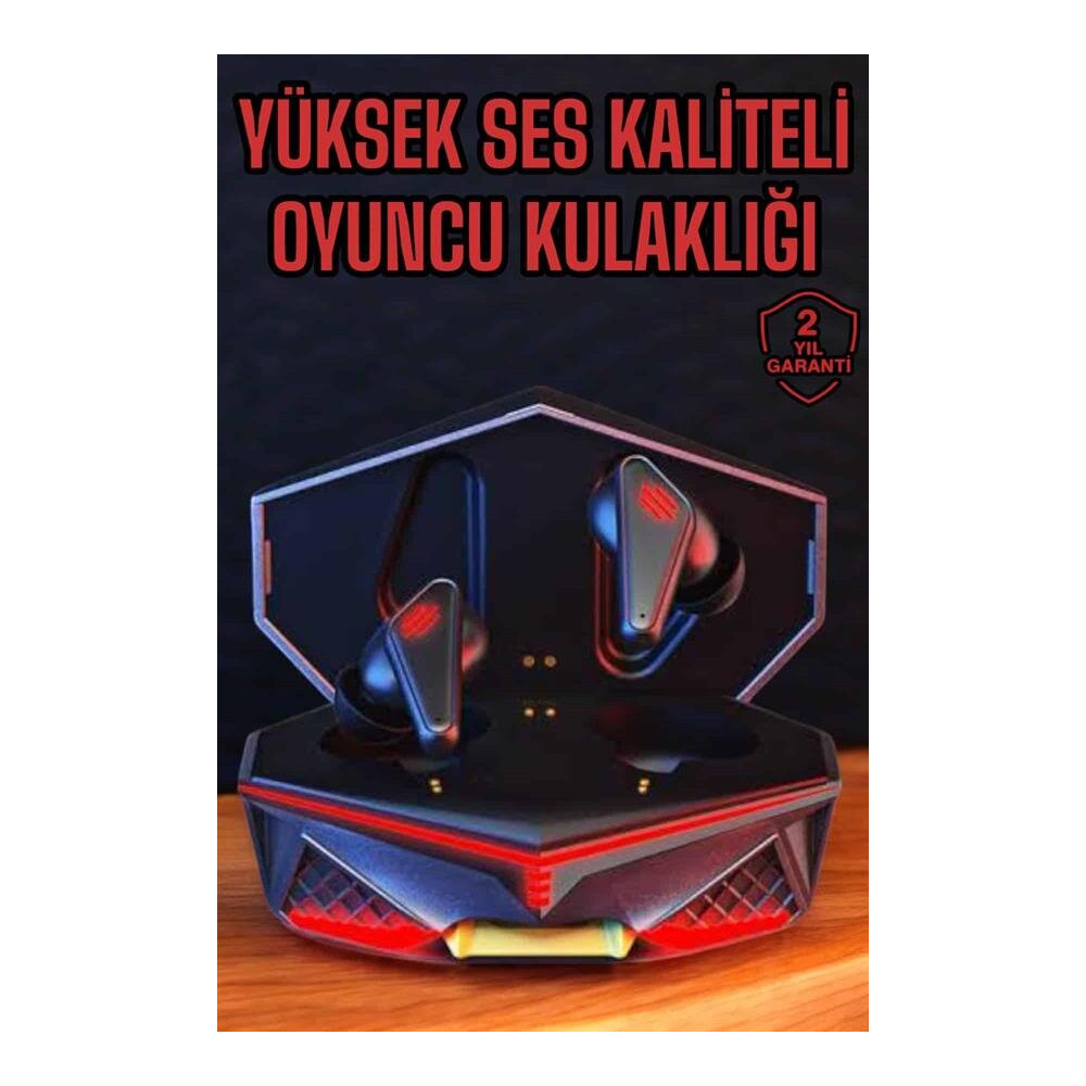 Yeni Nesil Oyuncu Kulaklığı Gürültü Önleyici Uzun Pil Ömrü Bluetooth B