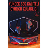Yeni Nesil Oyuncu Kulaklığı Gürültü Önleyici Uzun Pil Ömrü Bluetooth B