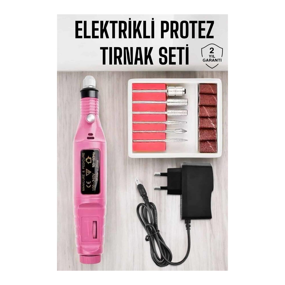 Nasır Temizleyici Manikür Pedikür Seti Elektrikli USB Girişli