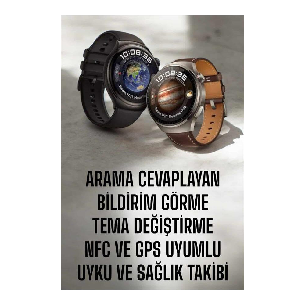 Akıllı Saat Sesli Görüşme NFC Uyumlu Bildirim Görme ve Uyku ve Sağlık 