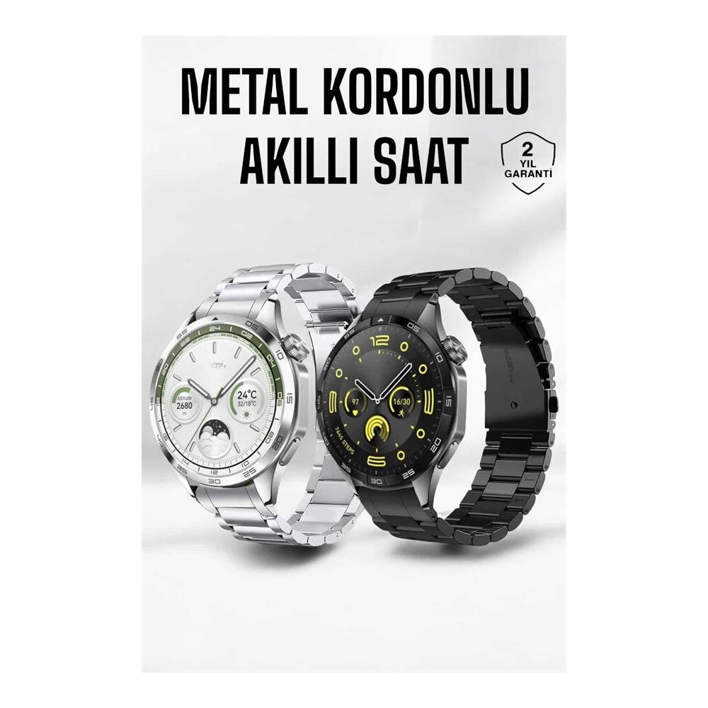 Akıllı Saat Bildirim Görme Amoled Ekran GPS Uyumlu Sesli Görüşme
