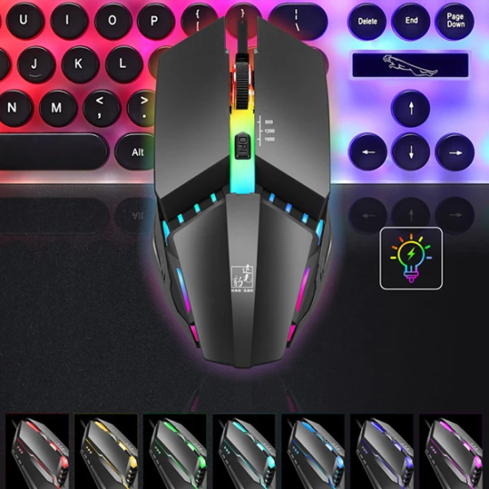 ALLY K3 Işıklı Kablolu Oyuncu- Gaming Mouse