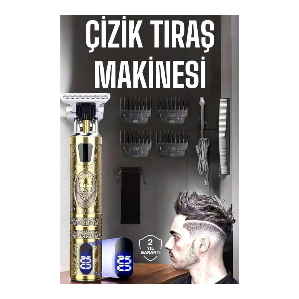 Çizik Tıraş Makinesi Şarjlı Paslanmaz Çelik Bıçaklı Uzun Ömürlü
