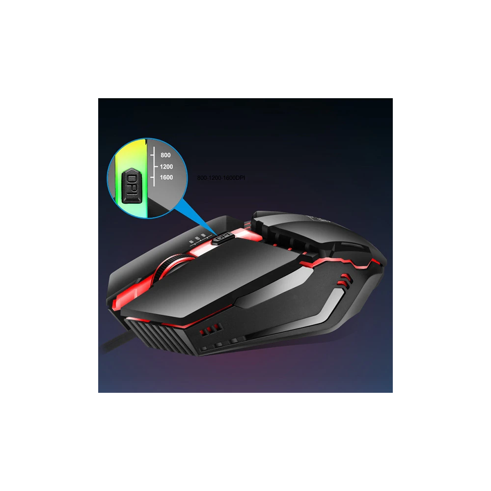 ALLY K3 Işıklı Kablolu Oyuncu- Gaming Mouse