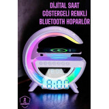 Android Uyumlu Akıllı Bluetooth Hoparlör Kablosuz Şarj Cihazı Standı