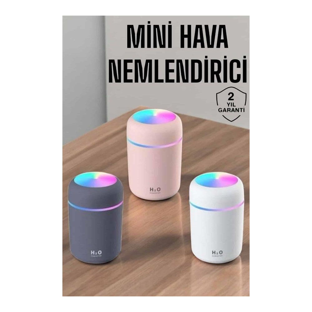 Buharlı Hava Nemlendirici Aromaterapi Renk Değiştirilebilir