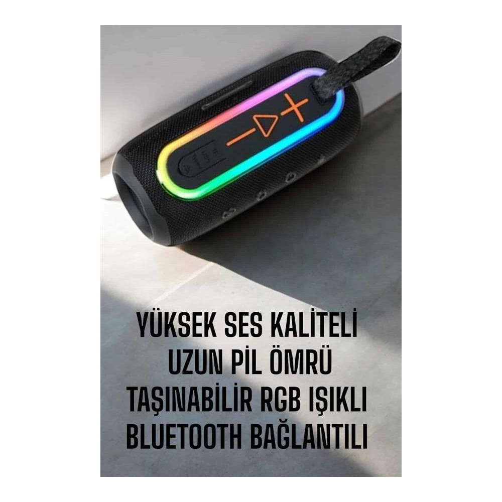 Çevreleyen Sesli RGB Destekli Kablosuz Taşınabilir Hoparlör
