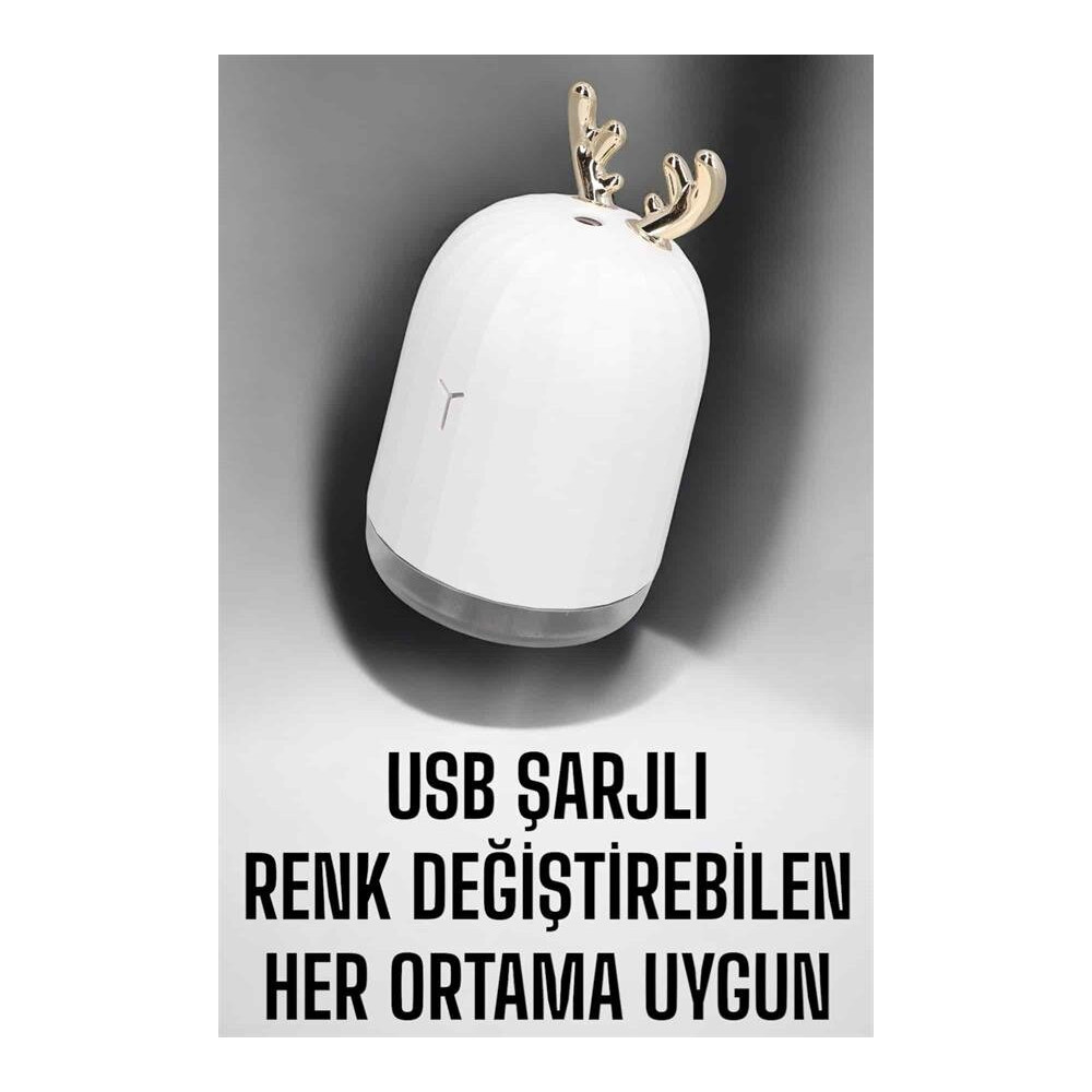 Aromaterapi Hava Temizleyici Buhar Makinesi Taşınabilir Şarjlı