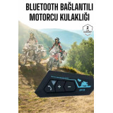 Bluetooth 5.0 Motosiklet Kask Kulaklık Eller Serbest ve Müzik Özellikl