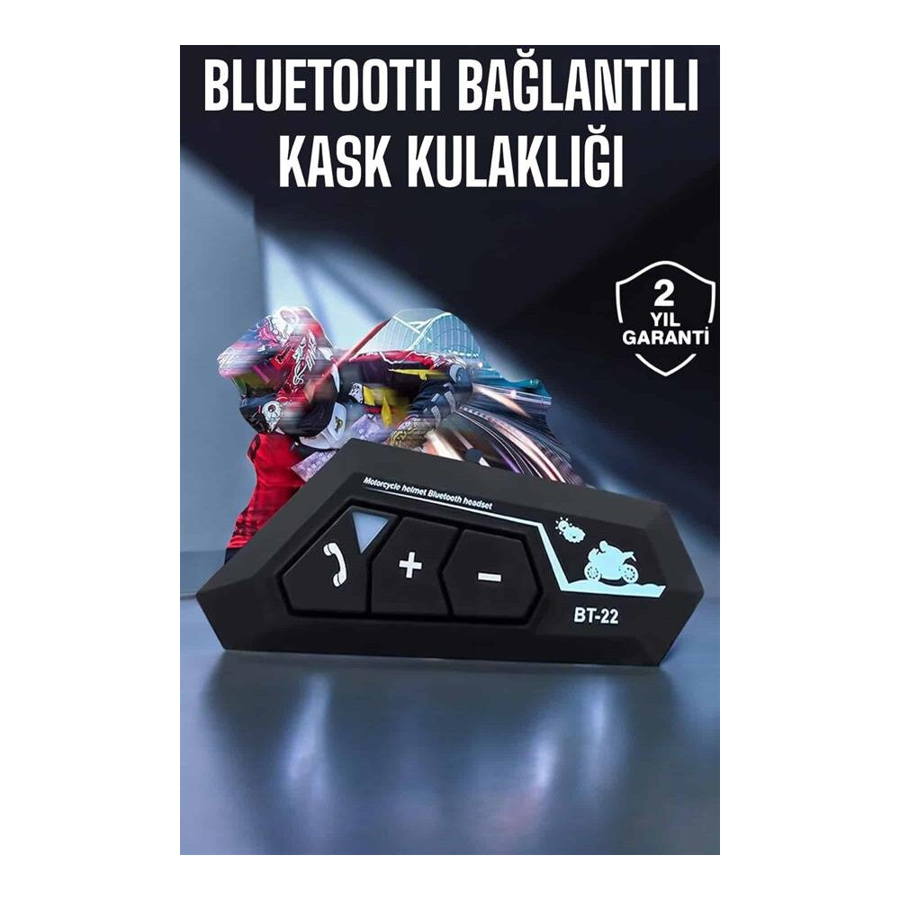 Kask Kulaklık Bluetooth Motosiklet Kulaklık Intercom Su Geçirmez