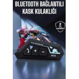 Kask Kulaklık Bluetooth Motosiklet Kulaklık Intercom Su Geçirmez