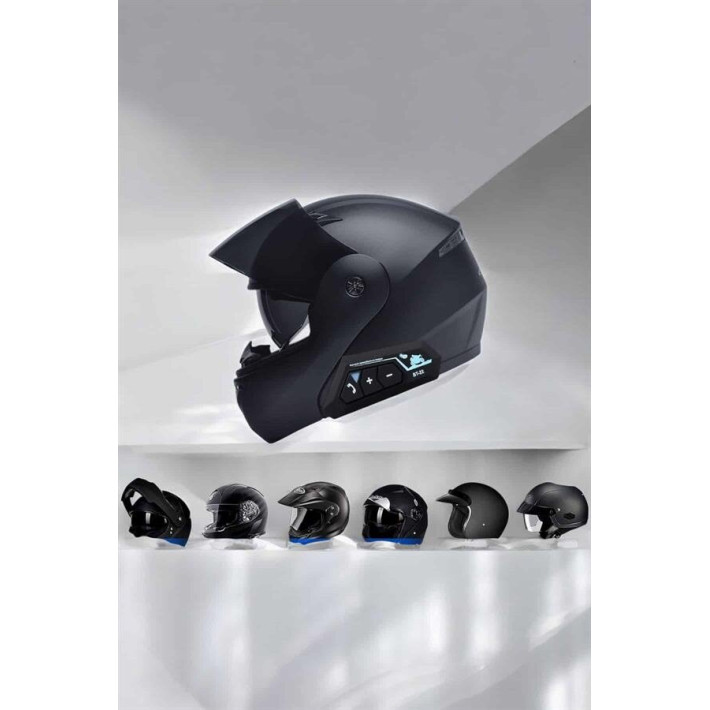 Kask Kulaklığı Motosiklet Intercom Interkom Dinleme Konuşma Özellikli 