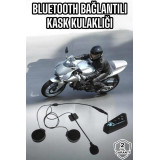 Kask Kulaklığı Motosiklet Intercom Interkom Dinleme Konuşma Özellikli 