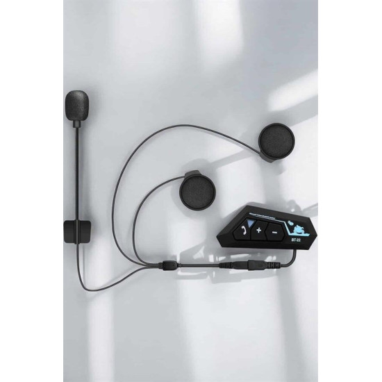 Kask Kulaklığı Motosiklet Intercom Interkom Dinleme Konuşma Özellikli 