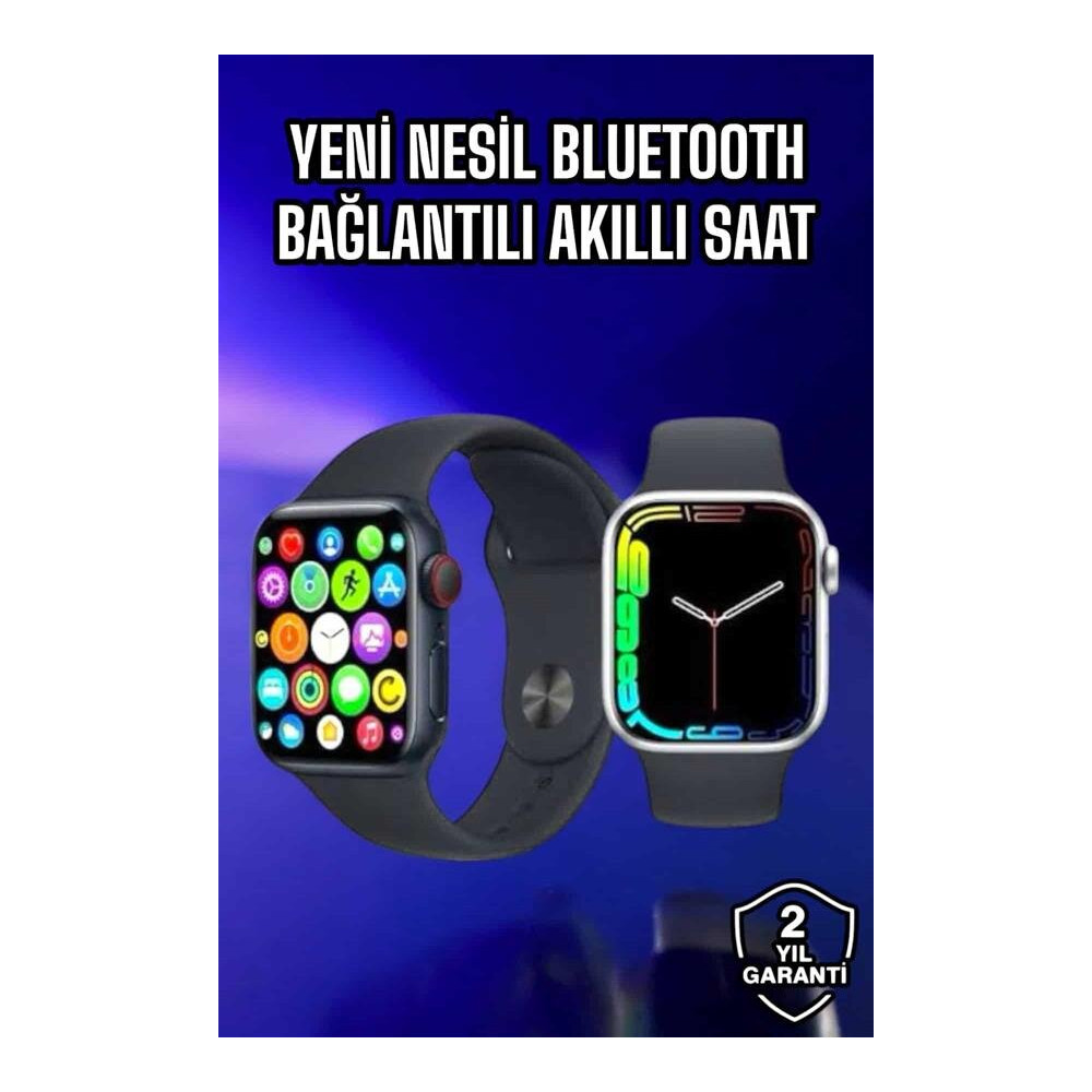 Akıllı Saat Amoled Ekran Yeni Nesil Bluetooth Bağlantılı