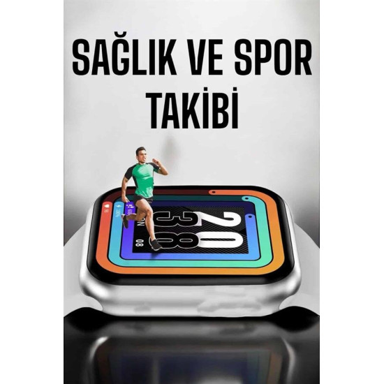 Akıllı Saat Amoled Ekran Yeni Nesil Bluetooth Bağlantılı