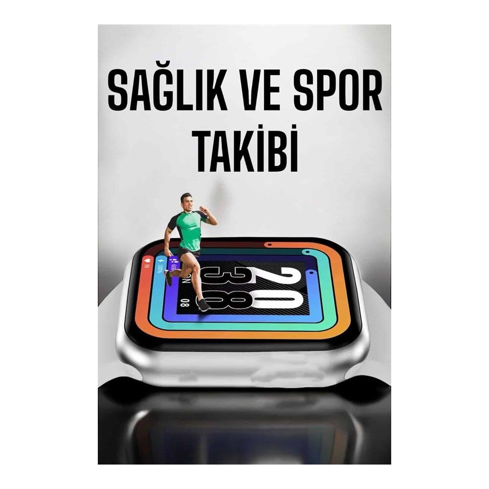 Akıllı Saat Amoled Ekran Yeni Nesil Bluetooth Bağlantılı