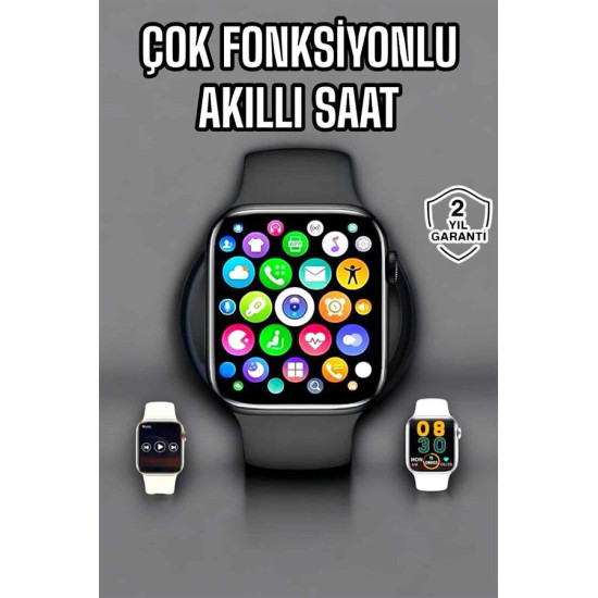 Akıllı Saat Amoled Ekran GPS ve Uyku Takibi Bluetooth Bağlantılı
