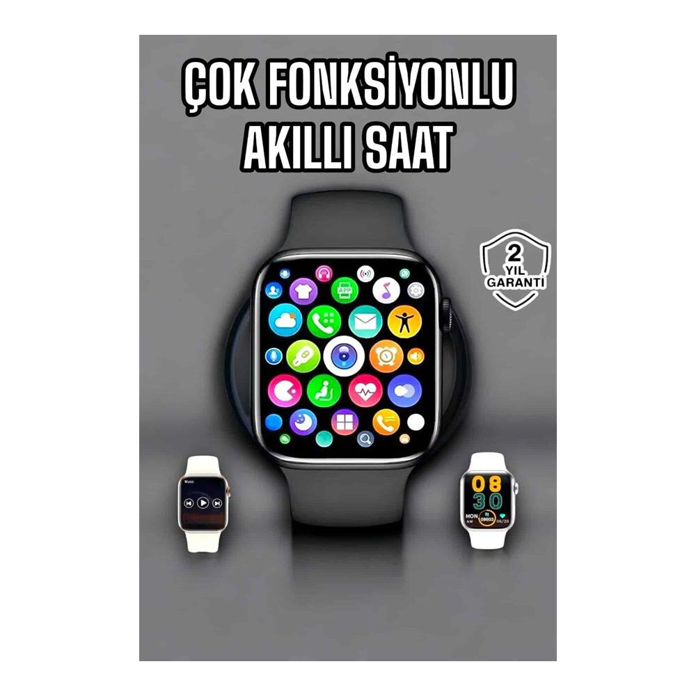 Akıllı Saat Amoled Ekran GPS ve Uyku Takibi Bluetooth Bağlantılı