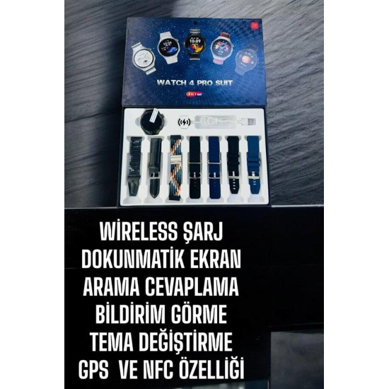 Yeni Model Akıllı Saat Bluetooth Bağlantılı NFC ve GPS Uyumlu