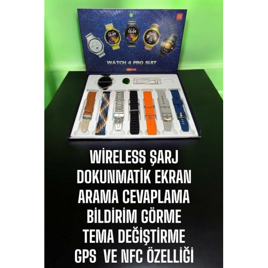 Yeni Nesil Akıllı Saat 2024 Model Uyku ve Sağlık Takibi Bluetooth Bağl