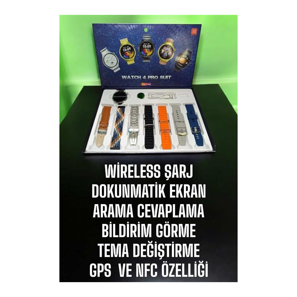 Yeni Nesil Akıllı Saat 2024 Model Uyku ve Sağlık Takibi Bluetooth Bağl