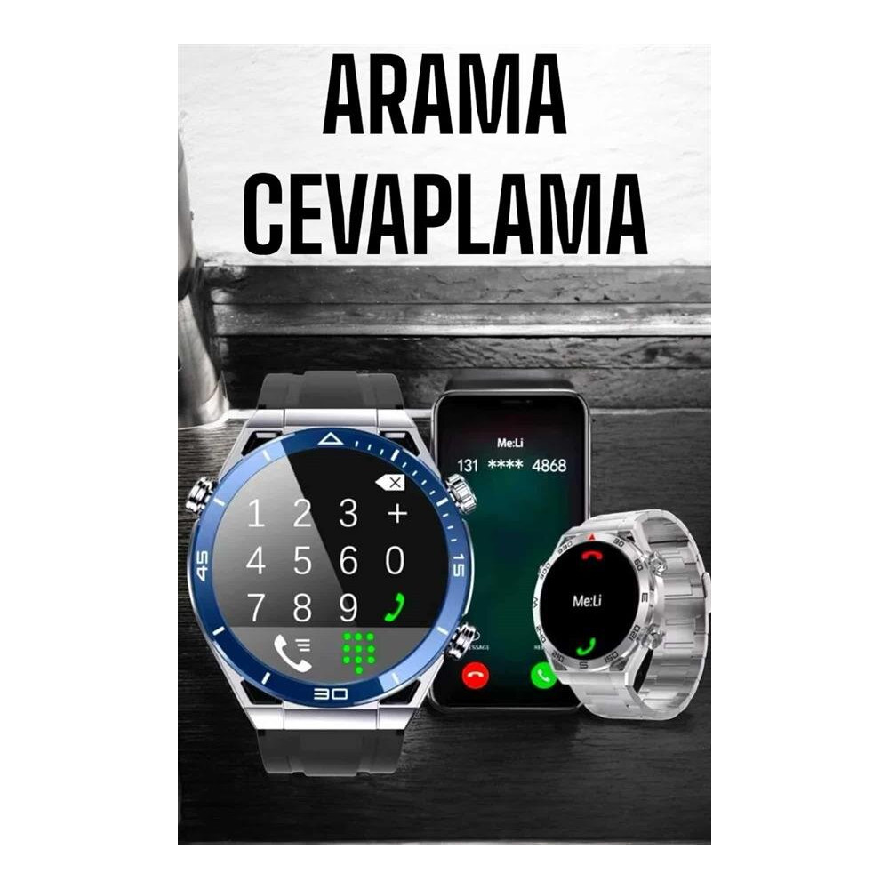 Akıllı Saat 2024 Model Arama Cevaplayan Uyku ve Sağlık Takibi