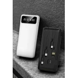 Powerbank 20.000 Mah Dijital Göstergeli LCD Ekran Uzun Pil Ömrü