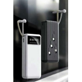 20.000 Mah Led Işıklı LCD Ekran USB Girişli Type-C Lightning Powerbank