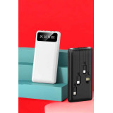 Powerbank 20.000 Mah LCD Ekran USB Lightning Type-C Uyumlu İOS ve Andr