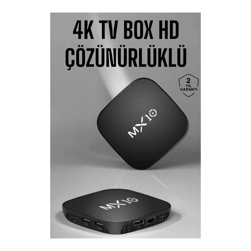 TV Box HD Çözünürlüklü 4 Çekirdekli 8 GB Dahili Hafıza Android Uyumlu