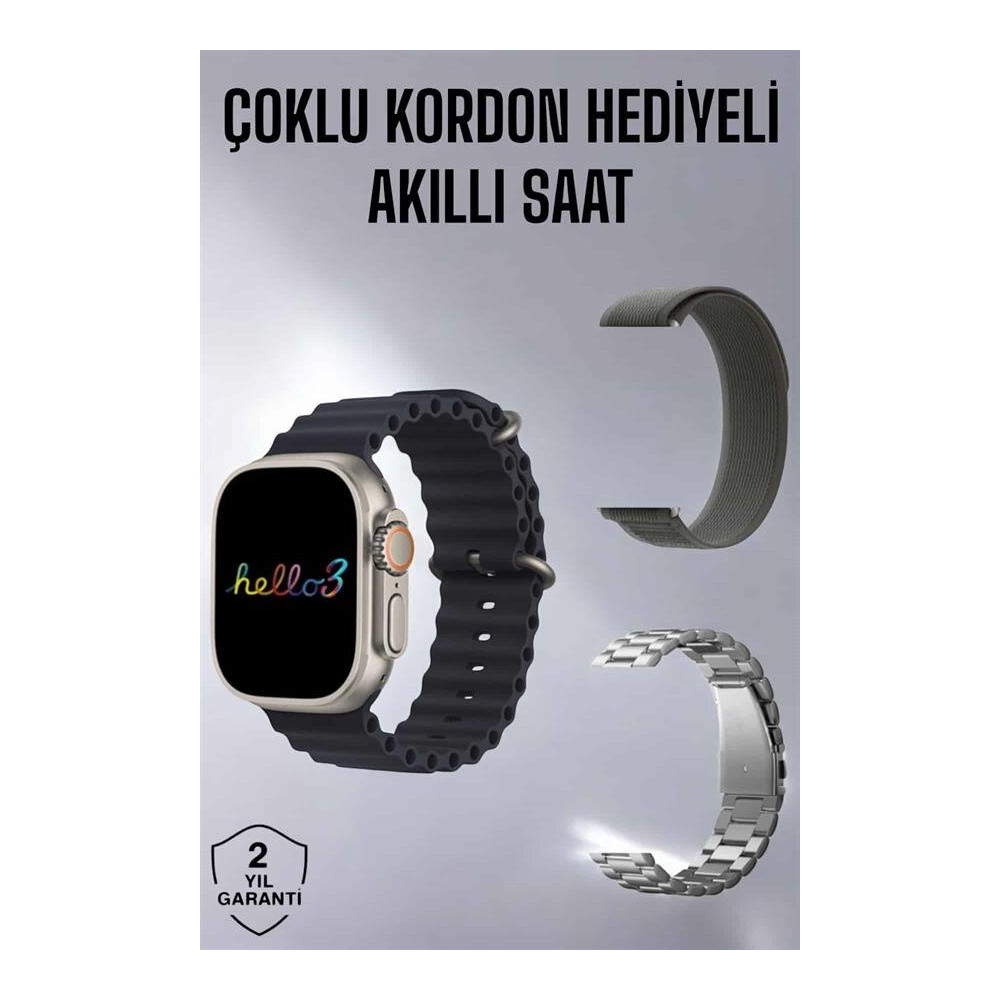 Akıllı Saat Yeni Nesil Bluetooth Bağlantılı Uyku Sağlık Takibi GPS Ve 