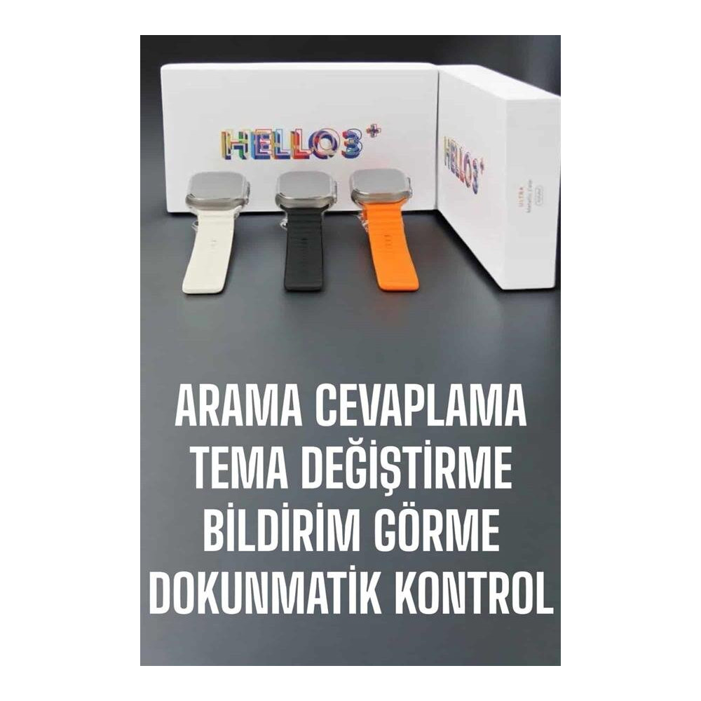 Akıllı Saat Yeni Nesil Sesli Asistan Uyku ve Sağlık Takibi Adımsayar