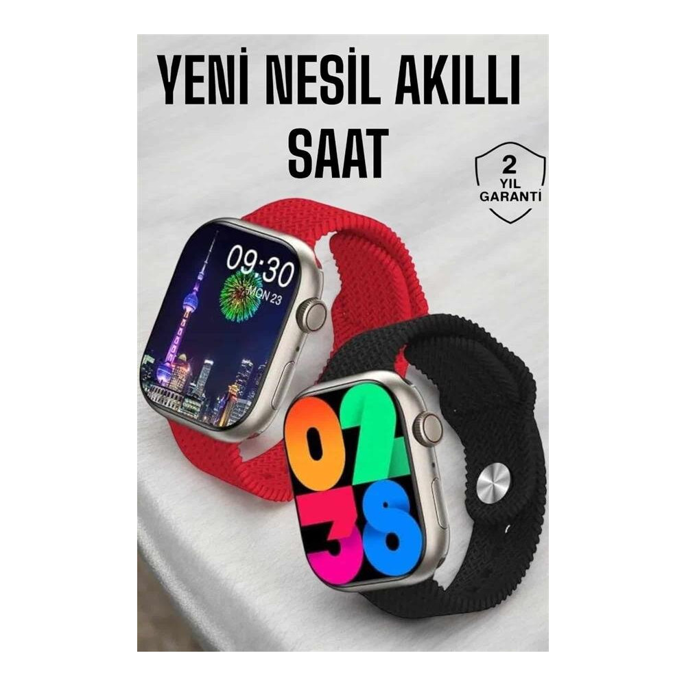 Akıllı Saat Tema Değiştirme Uyku ve Sağlık Takibi Bluetooth Bağlantılı