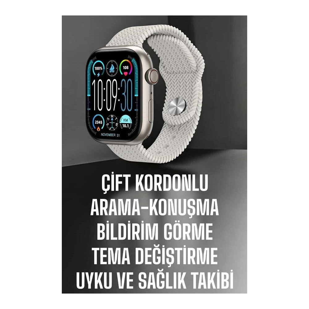 Yeni Nesil Akıllı Saat Arama Cevaplama GPS Takibi Adımsayar NFC Özelli