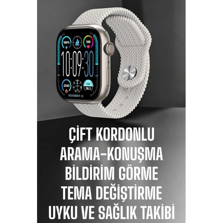 Yeni Nesil Akıllı Saat Arama Cevaplama GPS Takibi Adımsayar NFC Özelli