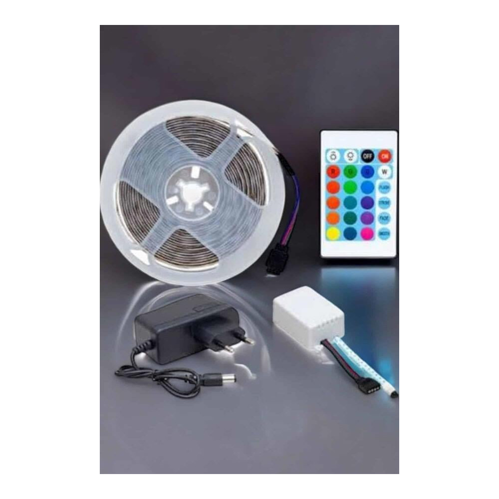 Led Işık 5 Metre Şerit Led RGB Işıklı