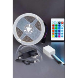 Led Işık 5 Metre Şerit Led RGB Işıklı