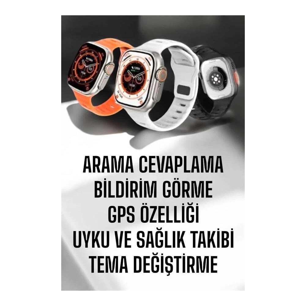 Yeni Nesil Akıllı Saat Adımsayar GPS Nabız Ölçer Uyku ve Sağlık Takibi