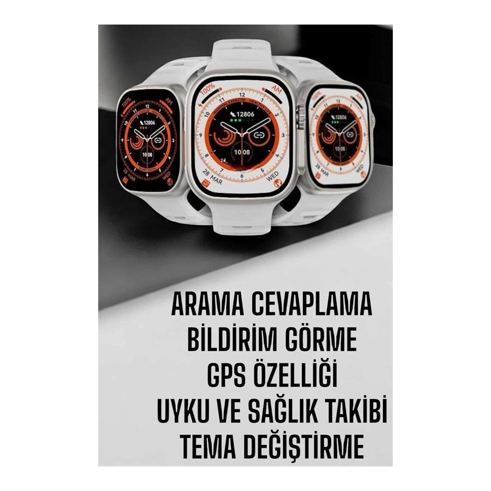 Akıllı Saat Nabız Ölçebilen Yeni Nesil GPS ve Adımsayar Özelliği