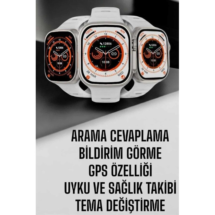 Akıllı Saat Nabız Ölçebilen Yeni Nesil GPS ve Adımsayar Özelliği