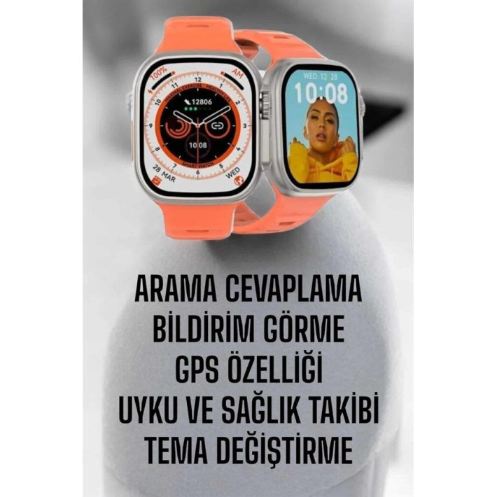 Akıllı Saat GPS Sağlık Ve Uyku Takibi Arama Cevaplayan Bluetooth Bağla