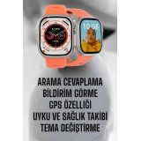 Akıllı Saat GPS Sağlık Ve Uyku Takibi Arama Cevaplayan Bluetooth Bağla
