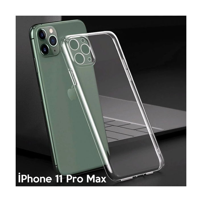 Ally İPhone 11 Pro Max 6.5 İnch Kamera Korumalı Silikon Kılıf
