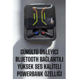 Kablosuz Bluetooth Kulaklık Powerbankli Uzun Pil Ömrü Yüksek Ses Kalit