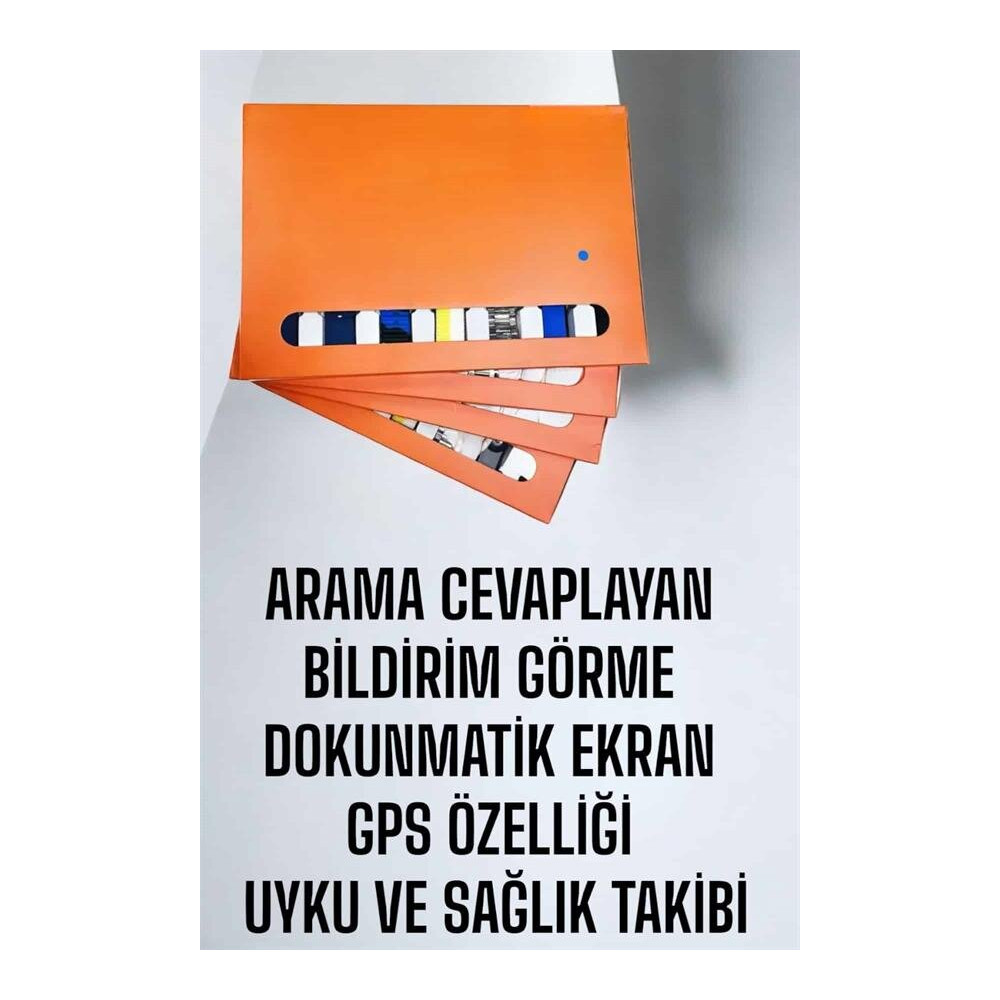Saat 7 Kordonlu Bildirim Görebilen Metal Kordon GPS Özelliği