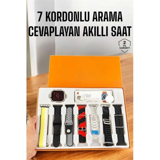 Saat 7 Kordonlu Bildirim Görebilen Metal Kordon GPS Özelliği