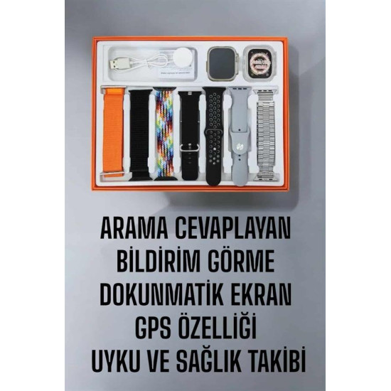 Ucuz ve Kaliteli Kulaklıklı Saat Seti Bluetooth Bağlantılı Akıllı Saat