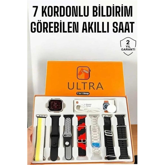 Saat 7 Farklı Kordonlu Arama Cevaplayan Bildirim GPS Özelliği